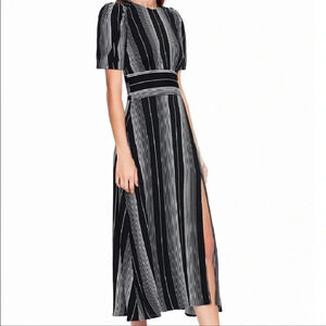 AFRM Lala High Neck Midi Dress Size Medium